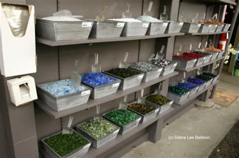 High sierra nursery (southern california). Bling for Pots: Crushed Glass