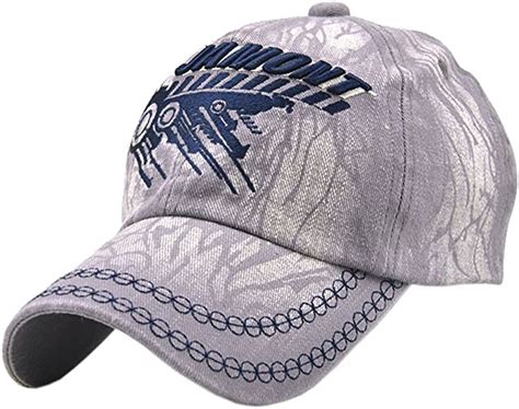 Unisex Adult Denim Summer Sun Hats Adjustable Baseball Caps Embroidery