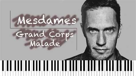 Mesdames Grand Corps Malade Piano Instrumentale YouTube Music