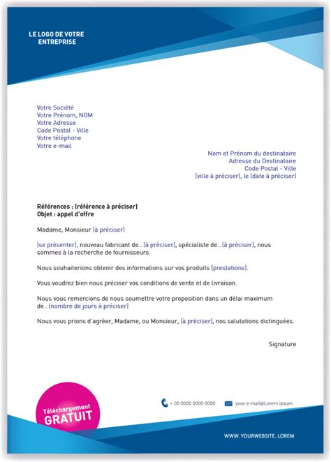 Exemple De Lettre Refus Dappel Doffre Financial Report