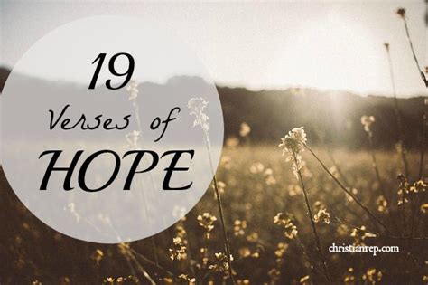 19 Verses Of Hope Christian Rep
