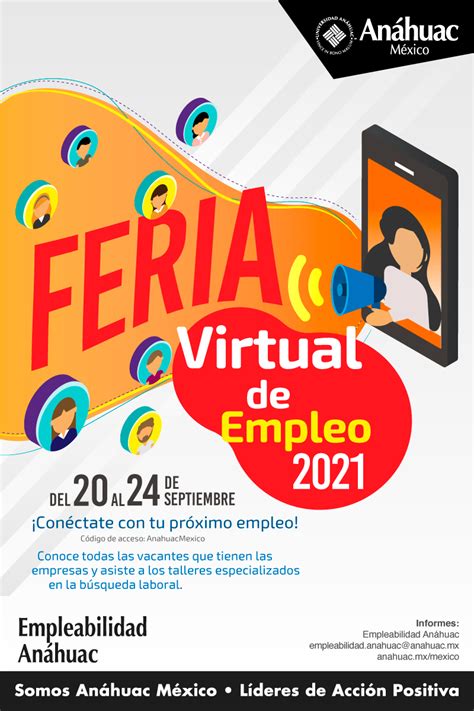Feria Virtual de Empleo 2021 Universidad Anáhuac México
