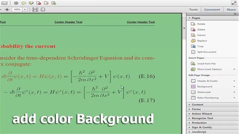 Look for the edit pdf tool, which should be an there are some limitations to the service, such as a maximum of 200 pages for editable pdfs, and it won't. How to add color in PDF Background by using Adobe Acrobat ...