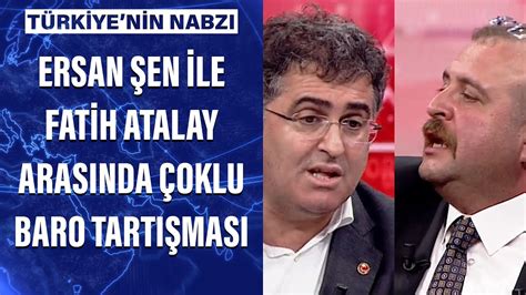 Ersan şen canlı yayında türkiye'nin göç politikasını eleştirdi. Ersan Şen ile Fatih Atalay arasında çoklu baro tartışması ...