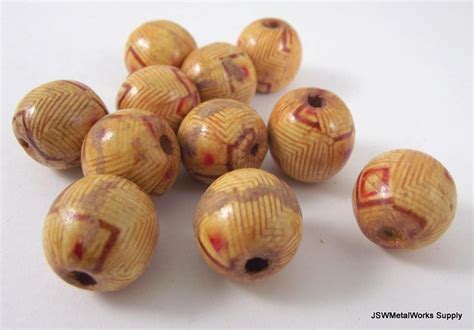 Clearance Large Wooden Round Beads Will Not Be Restocked Brownbeads