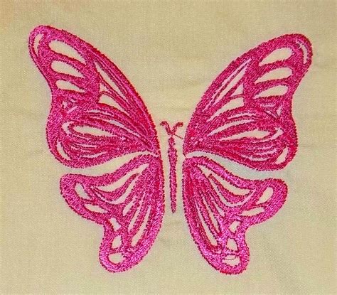 Embroidery Nerd Digitized Butterfly Embroidery Design