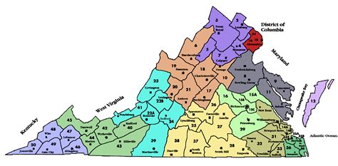 10th Senate District Virginia Map Map