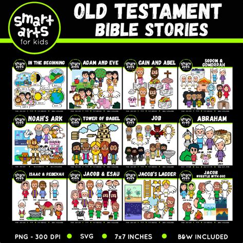 Old Testament Bible Clip Art Bundle Educational Clip Arts And Bible Stories