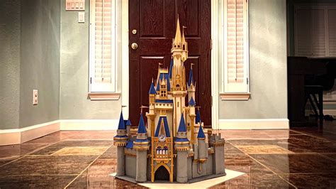 Disney World Castle Cardboard Model Youtube