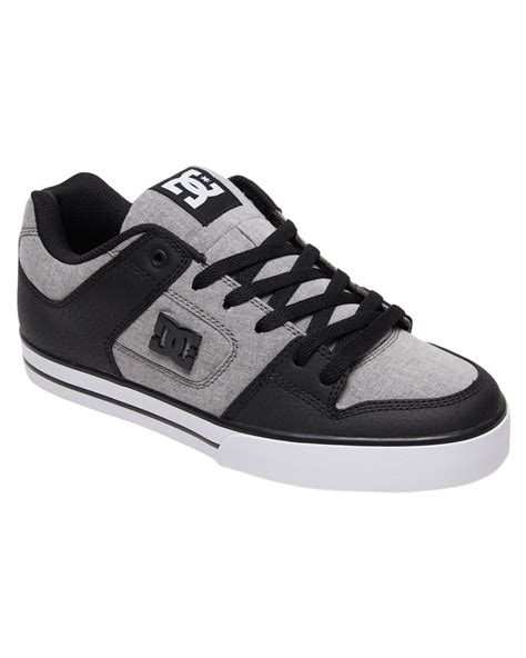 Dc Shoes Mens Pure Se Shoe Grey Heather Surfstitch