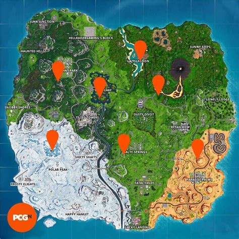 Fortnite Flaming Hoops Locations Where To Launch Through Flaming Hoops