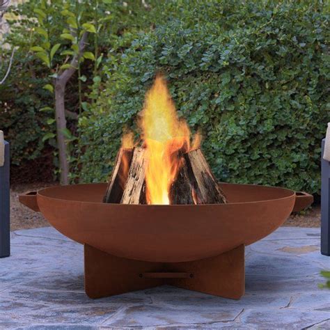 Anson Wood Burning Fire Pit By Real Flame Vuurschalen Planten Buiten