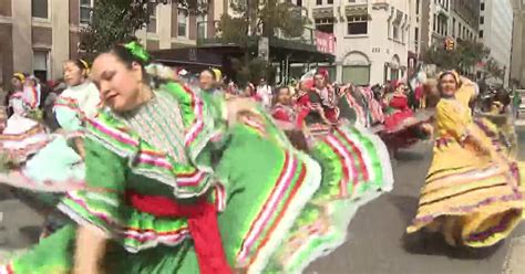 Masses Pack Madison Avenue For Mexican Day Parade Cbs New York