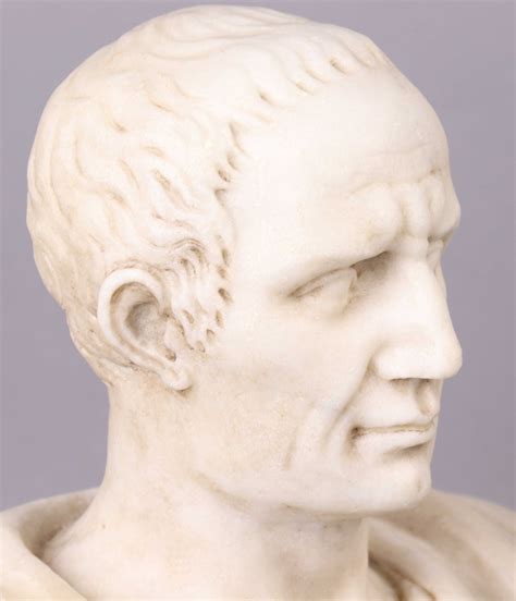 Lot Detail Carved Italian Marble Bust Of Caesar