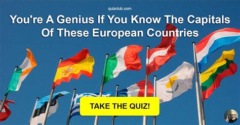 Do You Know The Capitals Of These Trivia Quiz Quizzclub