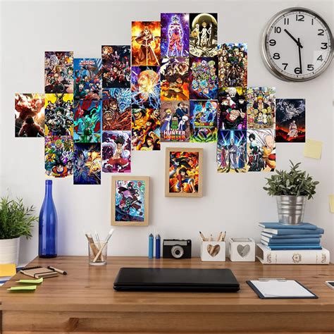 Anime Aesthetic Wall Collage Kit Pcs Anime Room Decor X Inch Small Anime Posters