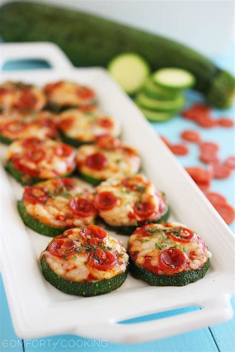 Zucchini Pizza Bites The Comfort Of Cooking
