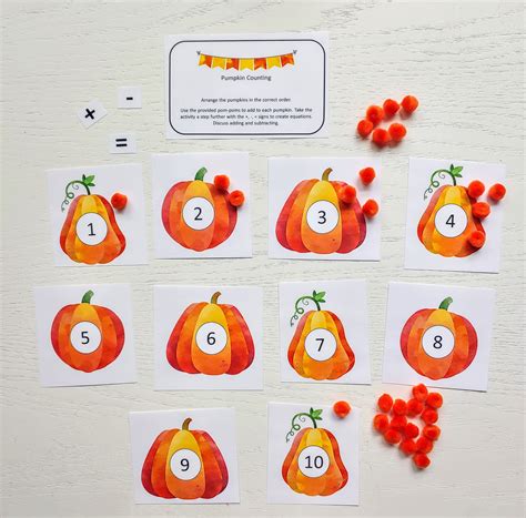 P Is For Pumpkins Learning Kit Preschool Curriculum Craft Etsy
