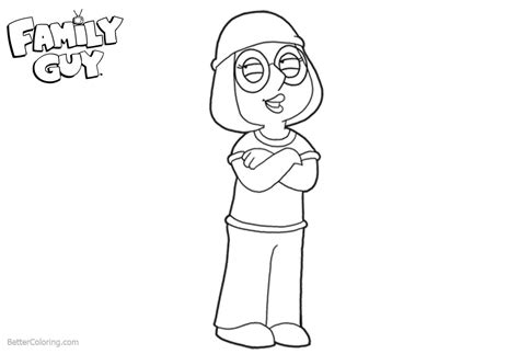 In case you don\'t find what you are looking for, use the top search bar to search again! Lois from Family Guy Coloring Pages Line Art - Free ...