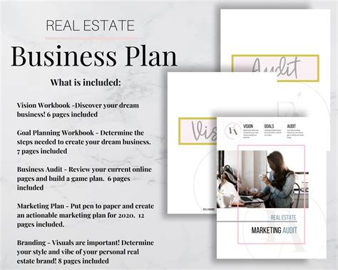 Real Estate Business Plan Real Estate Marketing Realtor Etsy
