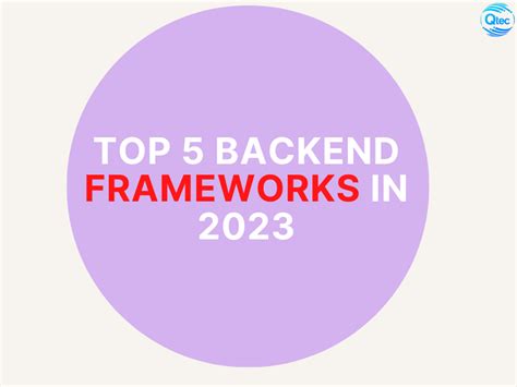 Top 5 Backend Frameworks In 2023