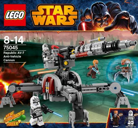 Lego star wars the clone wars armored assault tank aat set #8018. Magrudy.com - Star Wars Lego Set 75045: Republic AV-7 Anti ...