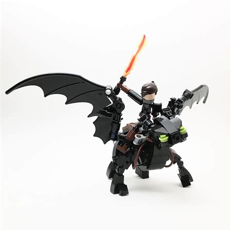 Lego Moc Toothless How To Train Your Dragon By Paulvillemocs