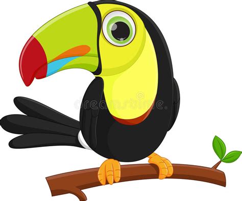 Cute Toucan Bird Cartoon Stock Vector Illustration Of Icon 73345121