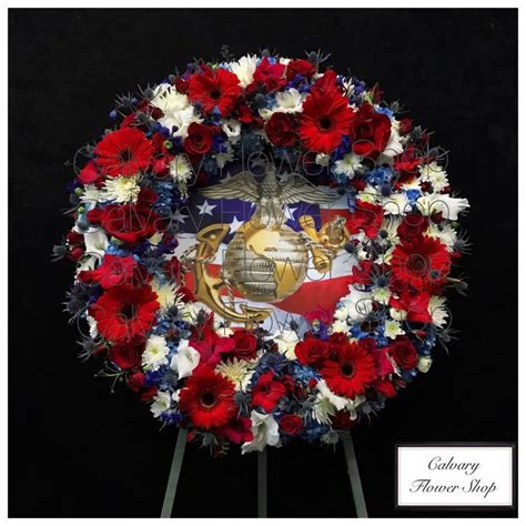 Military Salute Memorial Wreath In Los Angeles Ca Calvary Flower Shop