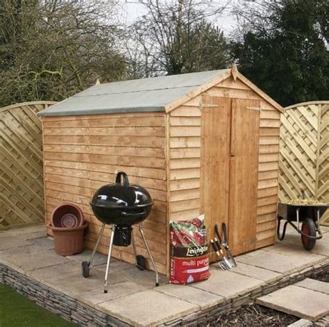 8 X 6 Waltons Windowless Overlap Apex Wooden Shed What Shed