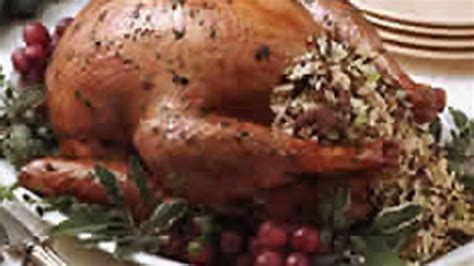 Use all wild rice instead of a wild rice blend. Stuffed Roasted Herb Turkey and Gravy recipe from ...