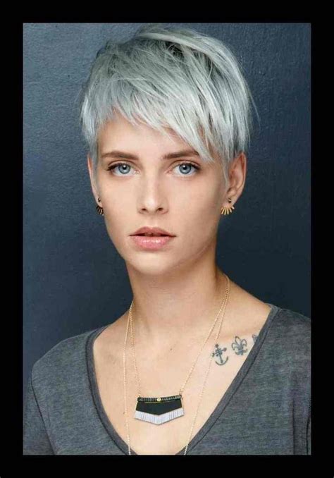 Kurzhaarfrisuren 2019 Damen Grau schönsten Trendfrisuren Hair