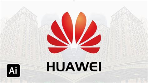 Huawei Logo History And Logo Design Process Adobe Illustrator