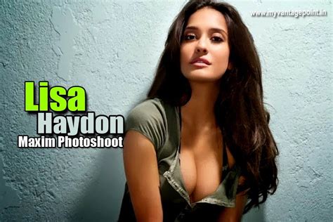 Lisa Haydon Hot Photoshoot For Maxim India
