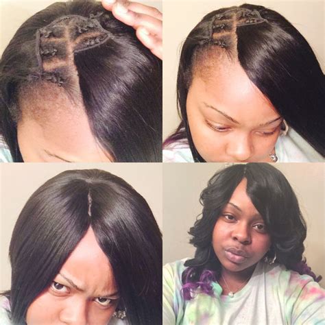 Pin By Manijah Willoughby On Invisible Part And Curls Quick Weave