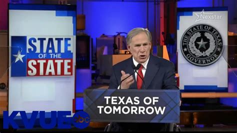 Live Texas Governor Greg Abbott Delivers 2023 State Of The State