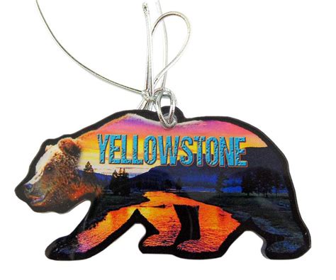 Westman Works Yellowstone Christmas Ornament National Park Acrylic