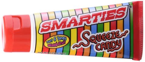 Smarties Tangy Mixed Fruit Liquid Squeeze Candy Tubes 12