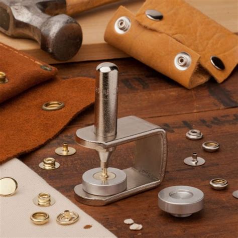 Snap Fastener Or Press Stud Setter Kit Leather Diy Sewing Leather