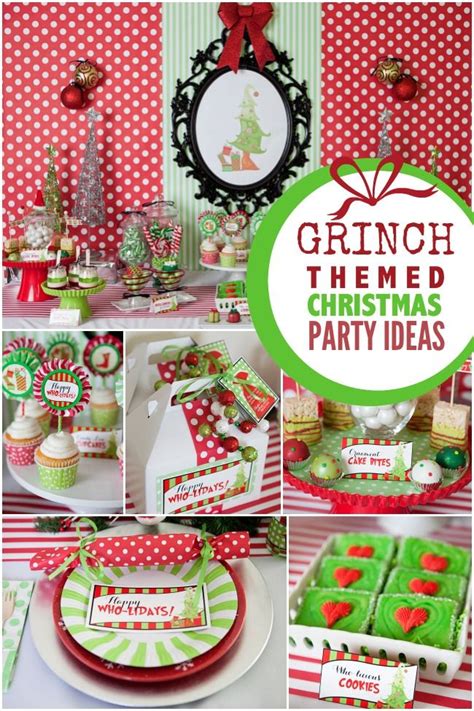 Ask your guests to find an old sweatshirt to bring to the party. A Grinch Inspired Christmas Party | Christmas birthday ...