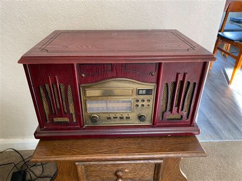 Vintage Style Record Cd Radio Cassette Player In Granton