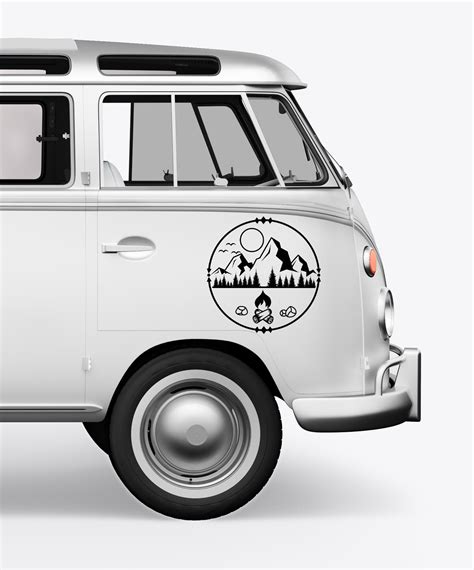 Campervan Large High Quality Grade Decal Side Panel Decal Single