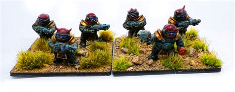 Trold Command Infantry Trench Coat Minis Trilaterum Miniatures