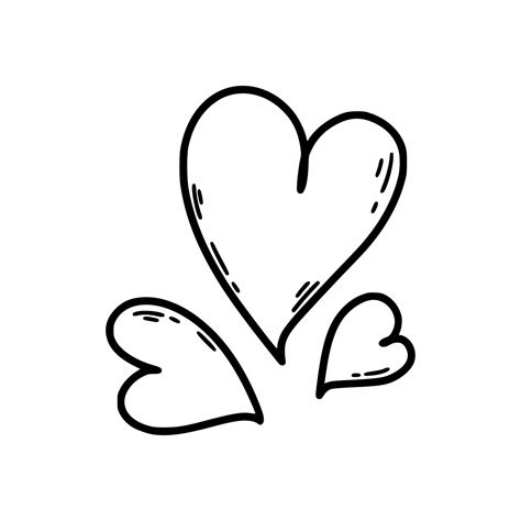 Cute Doodle Heart With Wings Hand Drawn Illustration Sticker