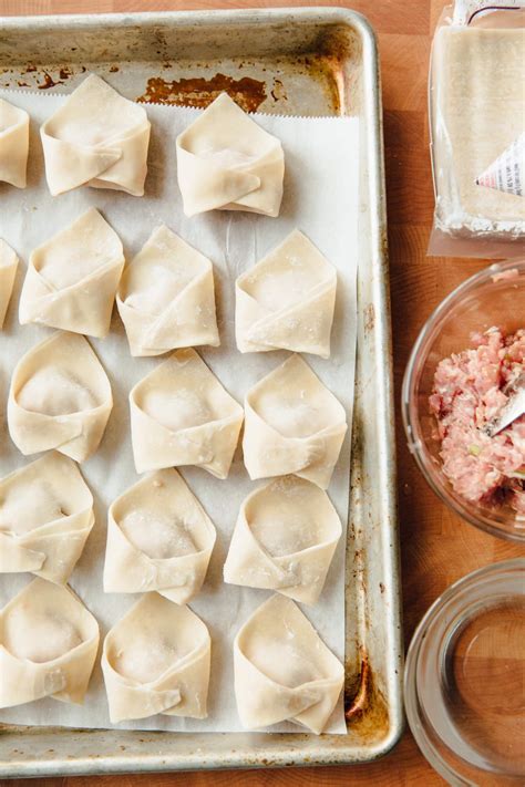How To Fold Wonton Dumplings Kitchn