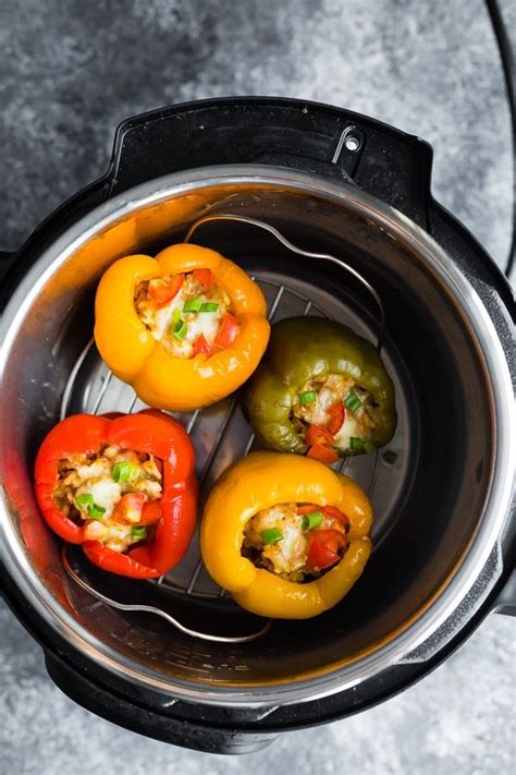 Press the sauté function button on your instant pot and let the pot get warm. Instant Pot Ground Turkey Stuffed Peppers | Recipe ...