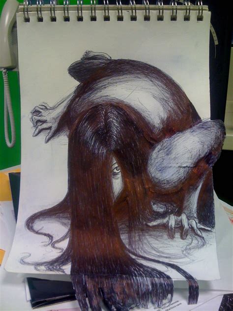 Sadako Drawing By Marxtheory On Deviantart