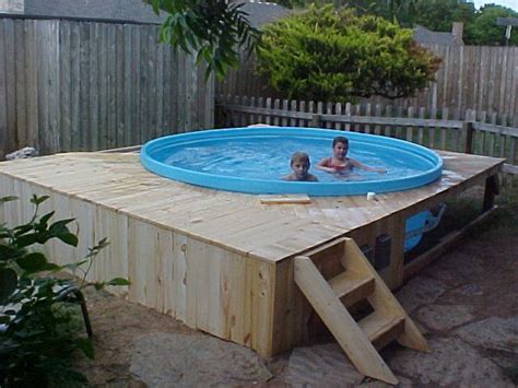 Homemade Hot Tub Homemade Pools Pallet Pool Diy Pool