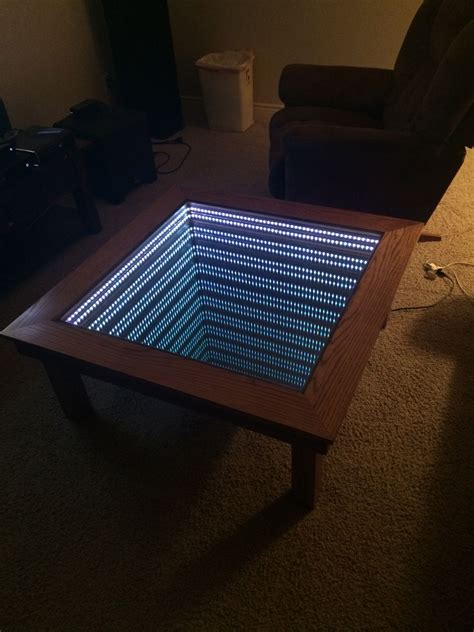 I Made An Infinity Table In My Woods 1 Class Infinity Table Mirrored