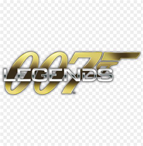 007 Legends Logo James Bond 007 Logo Gold Png Image With Transparent